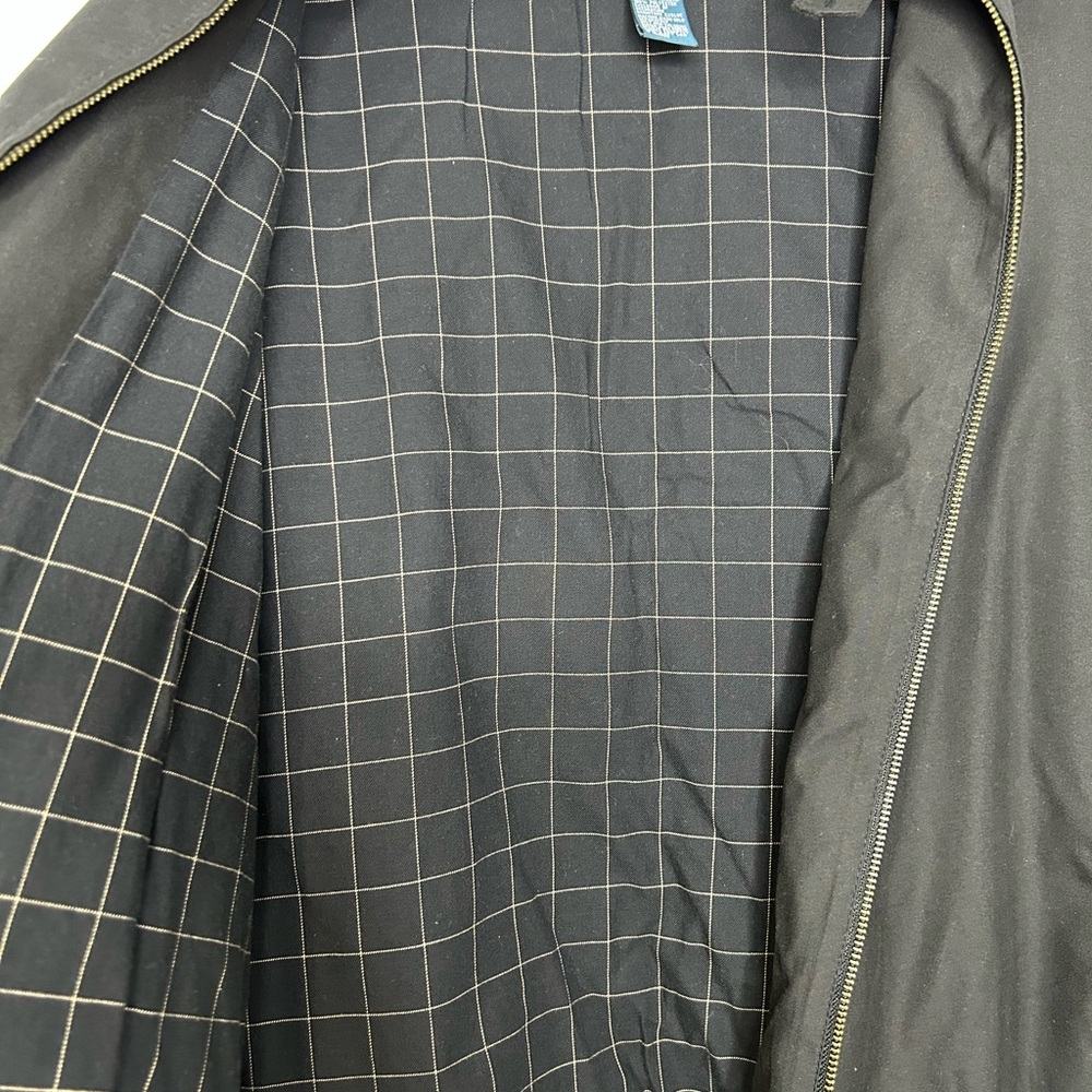 Polo by Ralph Lauren Black Windbreaker Harrington Jacket - Picture 5 of 8